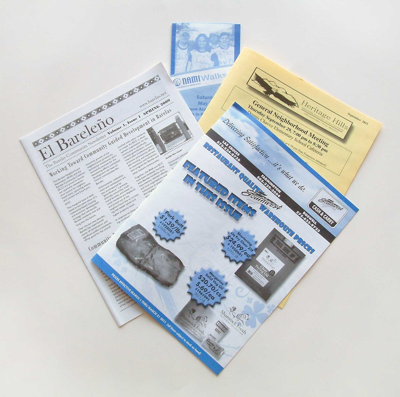 newsletter one and two color